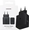 The image shows the packaging of a Samsung 45W Power Adapter, with the adapter itself also visible. Produktbild-Vorschau