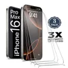 3X Für iPhone 16 Pro Max ( 6.9" ) - Panzerglas Glasfolie Produktbild-Vorschau 1
