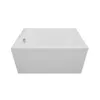 ECOLAM Badewanne Rechteck 100x70 cm Marella Acrylwanne + Produktbild-Vorschau 4