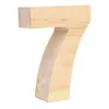 Zahl 7 aus naturbelassenem Zirbenholz, 12cm hoch, 9cm Produktbild-Vorschau 3