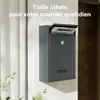 Wiltec Boîte aux lettres murale verrouillable V2 anthracite Voir les images du produit 4