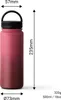Trinkflasche Edelstahl 500ml Thermo Flasche Sport Produktbild-Vorschau 3