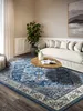 Villeroy & Boch 1869 Kurzflor Teppich Jehanne Blau Creme Produktbild-Vorschau 2