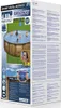 The image shows the packaging of a Bestway aboveground pool, with a picture of the pool in use on the front. Náhled obrázku produktu