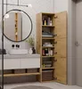Schmaler Schrank für das Badezimmer MARGO – Eiche Artisan Produktbild-Vorschau 8