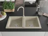 Mexen Mario 2-Becken-Granitspüle mit Mischbatterie Telma, Produktbild-Vorschau 3