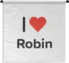 MuchoWow® Wandteppich Wandbehang Ich liebe - Robin - Girl Produktbild-Vorschau 1