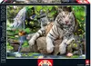 Educa Puzzle.  Bengal White Tigers 1000 Teile Produktbild-Vorschau 2