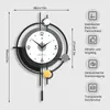 Moderne Minimalist Wanduhr, Lautlos ohne Ticks Nordischer Produktbild-Vorschau 2