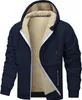 Winterjacke Herren Gefütterte Jacke mit Kapuze Männer Produktbild-Vorschau 1