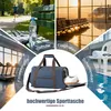 Sporttasche 30L mit Schuhfach wasserabweisend Reisetasche Produktbild-Vorschau 2
