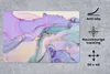 Podložka pod myš - Zlatá - mramorová - fialová - 60x40cm - Náhľad obrázku produktu 2