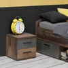 Nachtkommode >WINNIE< 2 Schübe, Old-Wood Vintage / Produktbild-Vorschau 2