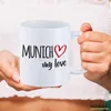 Huuraa Kaffeetasse Munich my love 330ml Weiß Keramik Produktbild-Vorschau 3