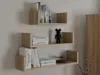 Modernes 3er Set Wandregale MOBI für Bücher Pflanzen und Produktbild-Vorschau 1