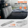 A folding cage is shown in a car trunk and then in two diagrams illustrating its folding mechanism. Produktbild-Vorschau