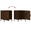 vidaXL Nachttische 2 Stk. Braun Eichen-Optik 40x40x50 cm Produktbild-Vorschau 8