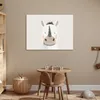 Leinwand Bilder 70x50 cm - Kinder Beige - Rhinozeros, Produktbild-Vorschau 2