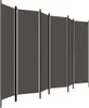 vidaXL 6 pezzi divisorio antracite 300x180 cm - Divisori Anteprima dell’immagine prodotto 4