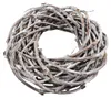 Couronne de vigne blanchie à la chaux en 20 cm pour le Voir les images du produit 1