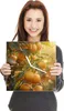 Wanduhr aus Glas mit Motiv Sonnengeflutete Orangen- 30 x 30 Produktbild-Vorschau 4