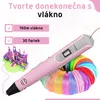 Fleau Kids 3D Pero Starter Pack Ružová XXL - 150m Filamentu Náhľad obrázku produktu 10