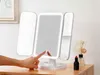 Verk 27029 Kosmetické zrcátko LED, 3x zvětšení, bílé Náhled obrázku produktu 15