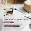 HOMCOM LED Stehlampe Stehleuchte mit Leinen-Lampenschirm, 3 Produktbild-Vorschau 7
