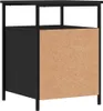 vidaXL Nočný stolík čierny 44x45x60 cm Materiál drevo Náhľad obrázku produktu 5