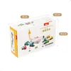 UMU® Holz Baufahrzeug Transporter Spielset 14 STK - Produktbild-Vorschau 6