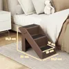 PawHut Hundetreppe 3 Stufen 36,5 cm Hoch Haustiertreppe für Produktbild-Vorschau 3