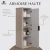 RODAN | Armoire haute - 139 cm - Beige, Cachemire | Meubles Voir les images du produit 3