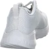 The rear view of a white athletic shoe. Anteprima dell’immagine prodotto