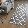 Teppich Läufer Flur Design Wohnzimmer Schlafzimmer Kurzflor Produktbild-Vorschau 1