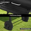 WOLTU Holzkohlegrillwagen Barbecue Smoker Grillwagen 2 Produktbild-Vorschau 5