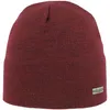 Eisglut dünne Strickmütze Primog Merino 100% Wolle in rot