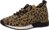 A single women's sneaker with a leopard print pattern. Anteprima dell’immagine prodotto