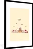 MuchoWow® MuchoWow® Gerahmtes Poster Indien - Goa - Skyline Produktbild-Vorschau 1