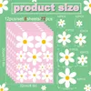 Fenstersticker Blumen Gänseblümchen Set 72 Stück Produktbild-Vorschau 3