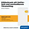 Exquisit Kühlschrank KS116-0-041E weiss | Nutzinhalt: 90 L Produktbild-Vorschau 2