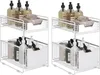 2er Set Küchenregal Schiebeschrank Korb Produktbild-Vorschau 1