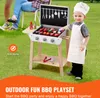 SucceBuy Holz-Grillspielzeug-Grill, Kindergrill-Spielset Produktbild-Vorschau 2