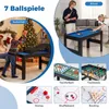 COSTWAY 14 v 1 – multifunkční stůl s stolním fotbalem, Náhled obrázku produktu 4
