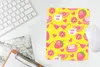 MuchoWow® Mauspad Mousepad Lebensmittel - Muster - Rosa Produktbild-Vorschau 5