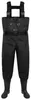 Mikado Black Basic Ums08 Pvc-wathose Schwarz EU 44 Mann Produktbild-Vorschau 1