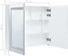 vidaXL LED-Spiegelschrank 80x12,2x68 cm Produktbild-Vorschau 9