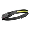LED COB Sensor Stirnlampe Scheinwerfer Kopflampe USB Produktbild-Vorschau 8