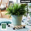 WAGNER Pflanzenroller PALETTI 35 x 35 x 8 cm, für Produktbild-Vorschau 3