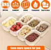 Snackbox mit 8 Fächern und Deckel, transparente Produktbild-Vorschau 6