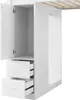 Lit mezzanine 90 x 200 cm avec 4 tiroirs, armoire de Voir les images du produit 7